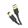 Kabel UGREEN US135 Kabel USB 2.0 A-B do drukarki pozłacany 1.5m czarny 6957303800452